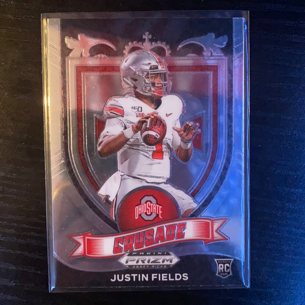 Justin Fields Panini Prizm Draft Picks 2021